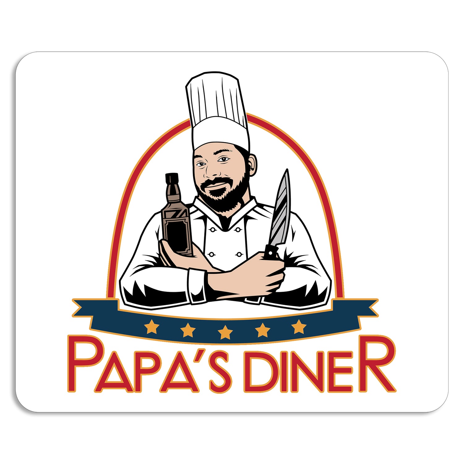 Papa's Diner Mouse Pad
