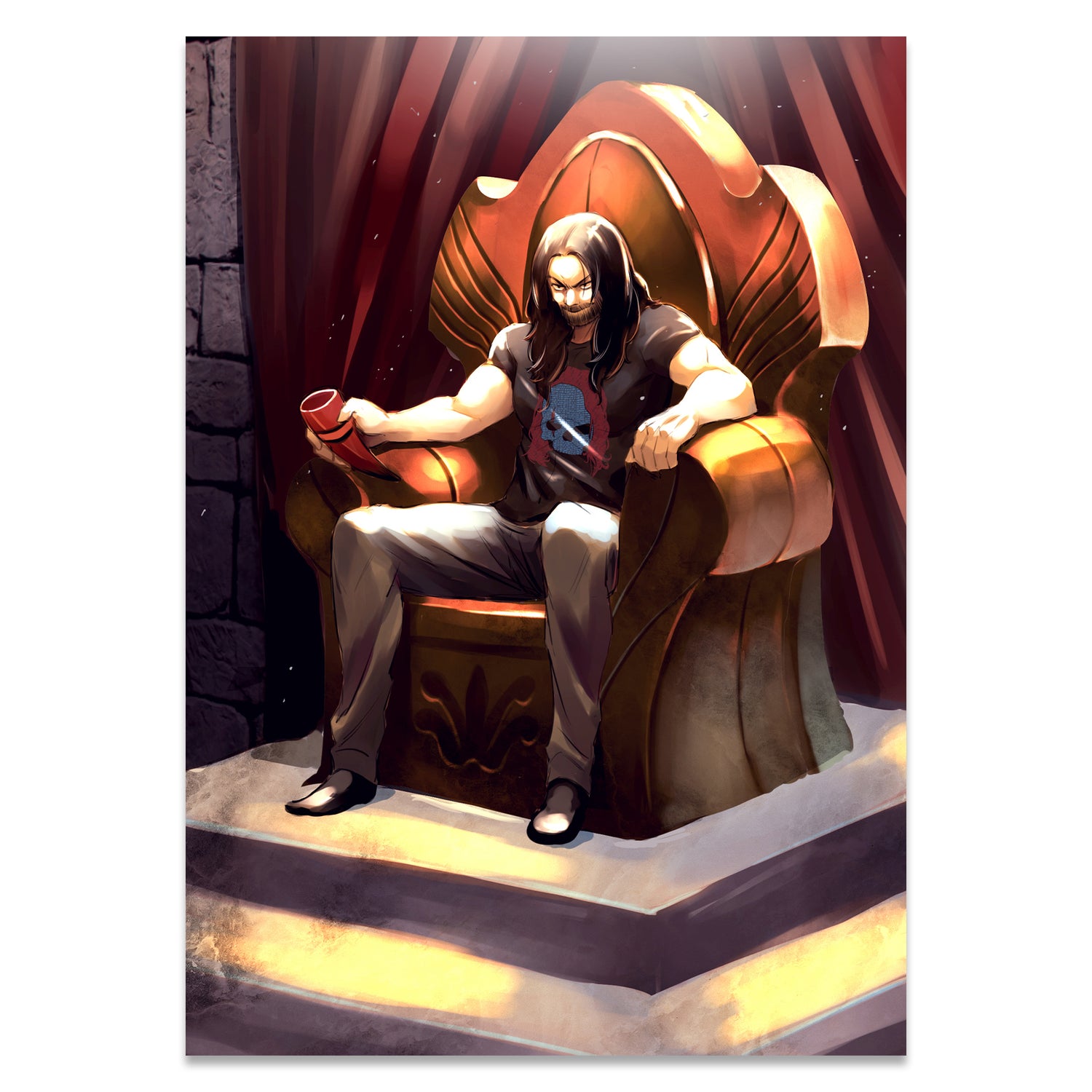 Ahoyprinceton Throne Poster
